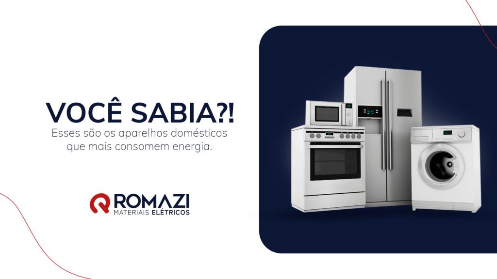 Romazi - Sua energia nossa marca Você sabia? Esses são os aparelhos domésticos que mais consomem energia  